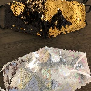 Reversible Sequin Face Mask